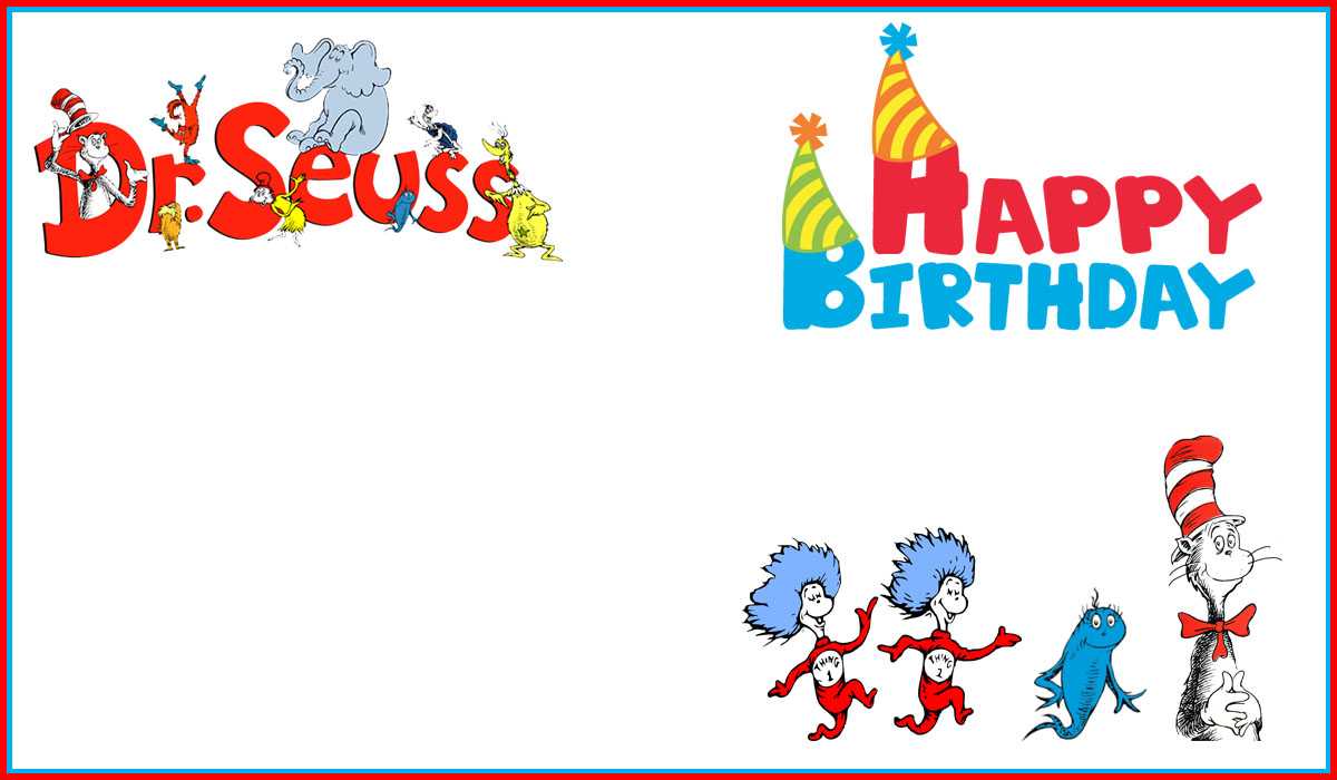 Dr Seuss Free Printable Invitation Templates | Invitations Throughout Dr Seuss Birthday Card Template