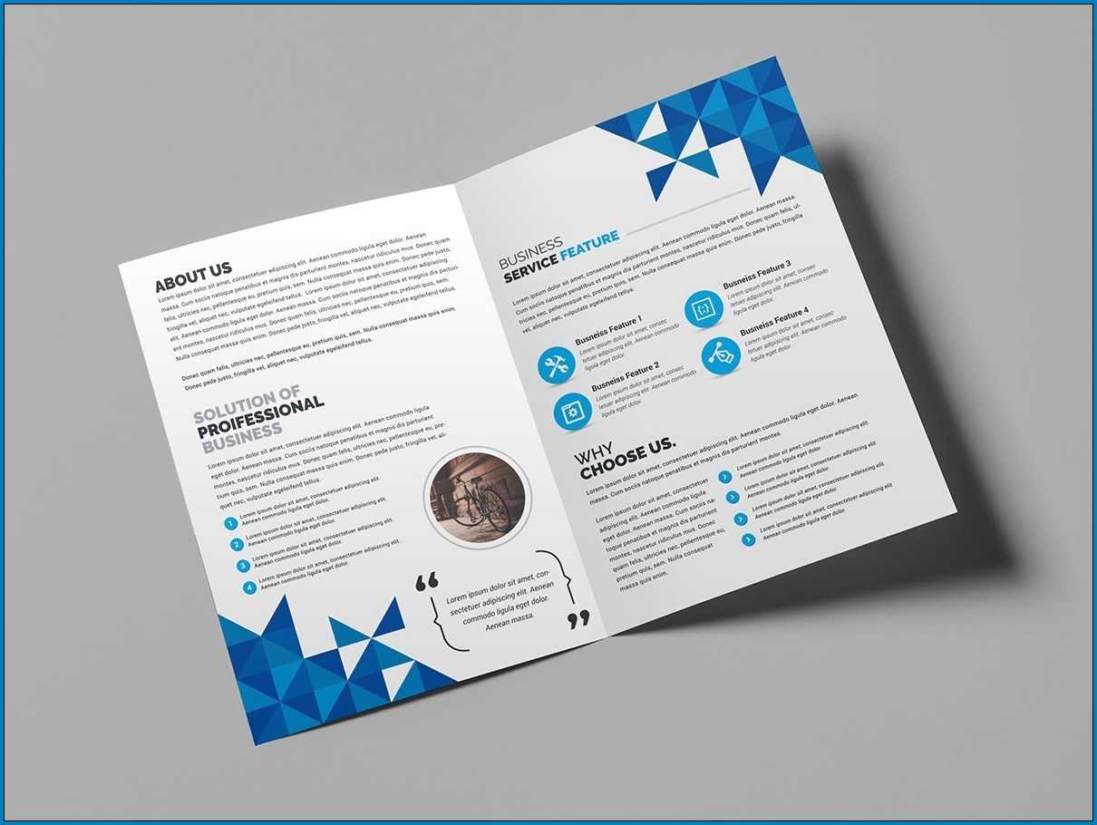 √ Free Printable Bi Fold Brochure Template | Templateral Pertaining To 2 Fold Brochure Template Free