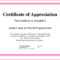 ❤️ Sample Certificate Of Appreciation Form Template❤️ Pertaining To Volunteer Certificate Template