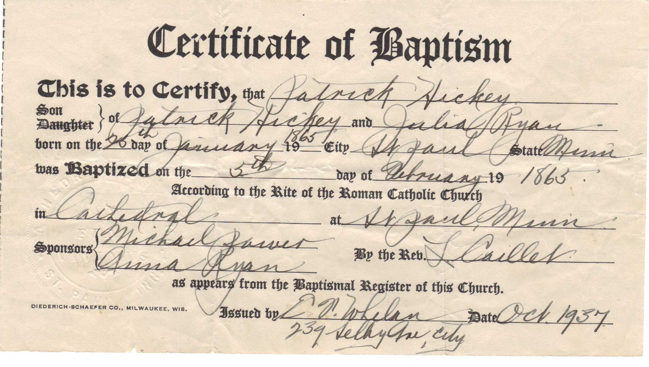 ❤️free Sample Certificate Of Baptism Form Template❤️ In Roman Catholic Baptism Certificate Template