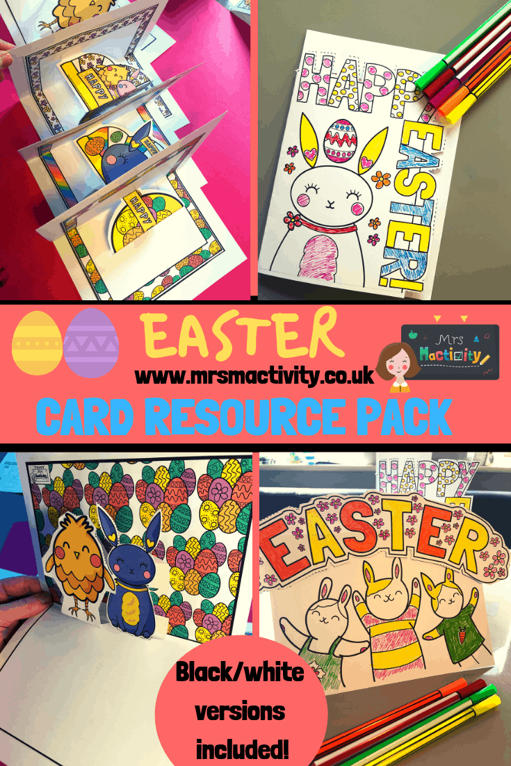 Easter Cards | Mrs Mactivity In Easter Card Template Ks2