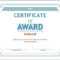 Editable Award Certificate Template In Word #1476 Throughout In Sample Award Certificates Templates