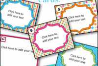 Editable Task Card Templates - Bkb Resources throughout Task Card Template