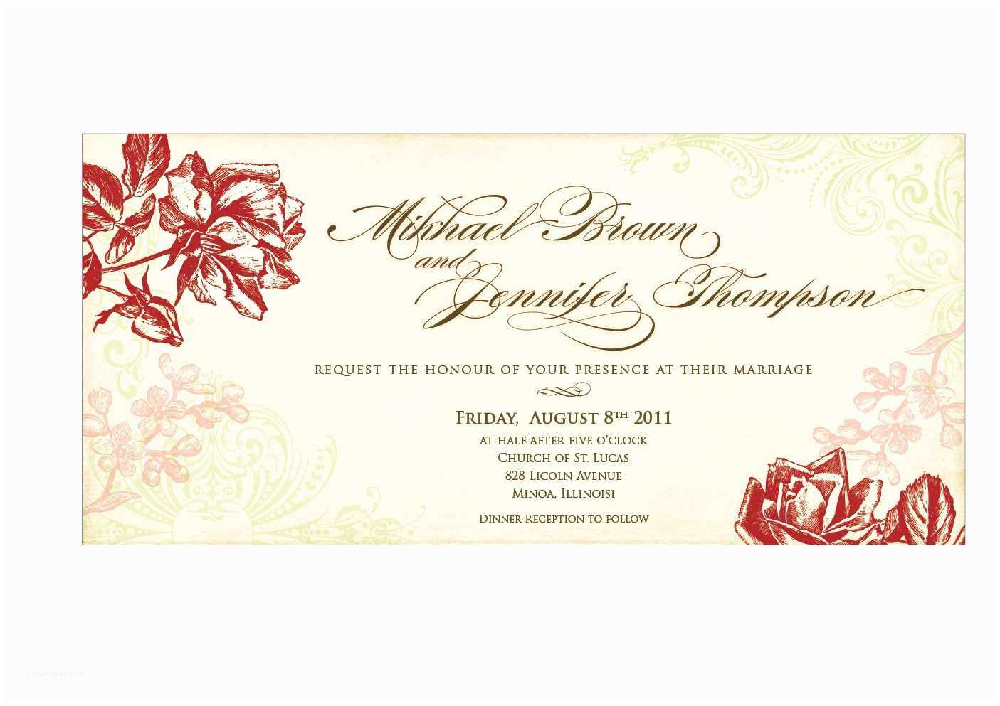 Editable Wedding Invitation Cards Free Download Free Wedding In Sample Wedding Invitation Cards Templates
