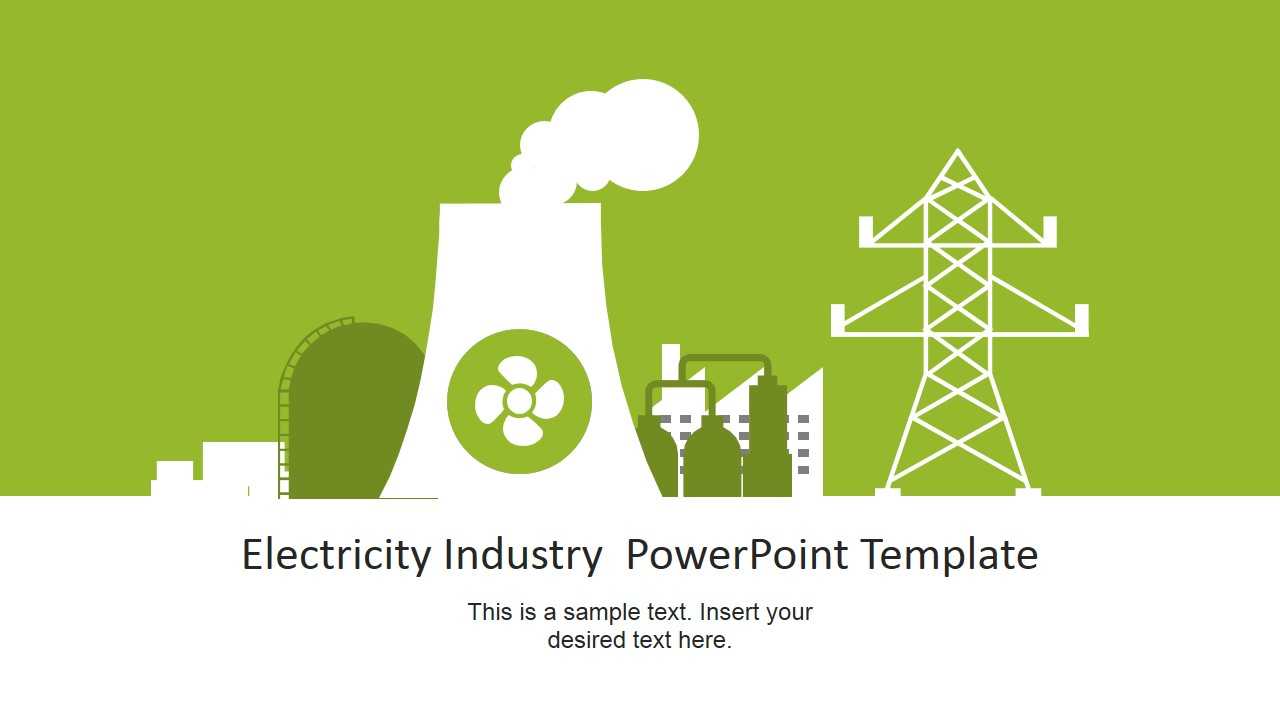 Electricity Industry Powerpoint Template With Regard To Nuclear Powerpoint Template