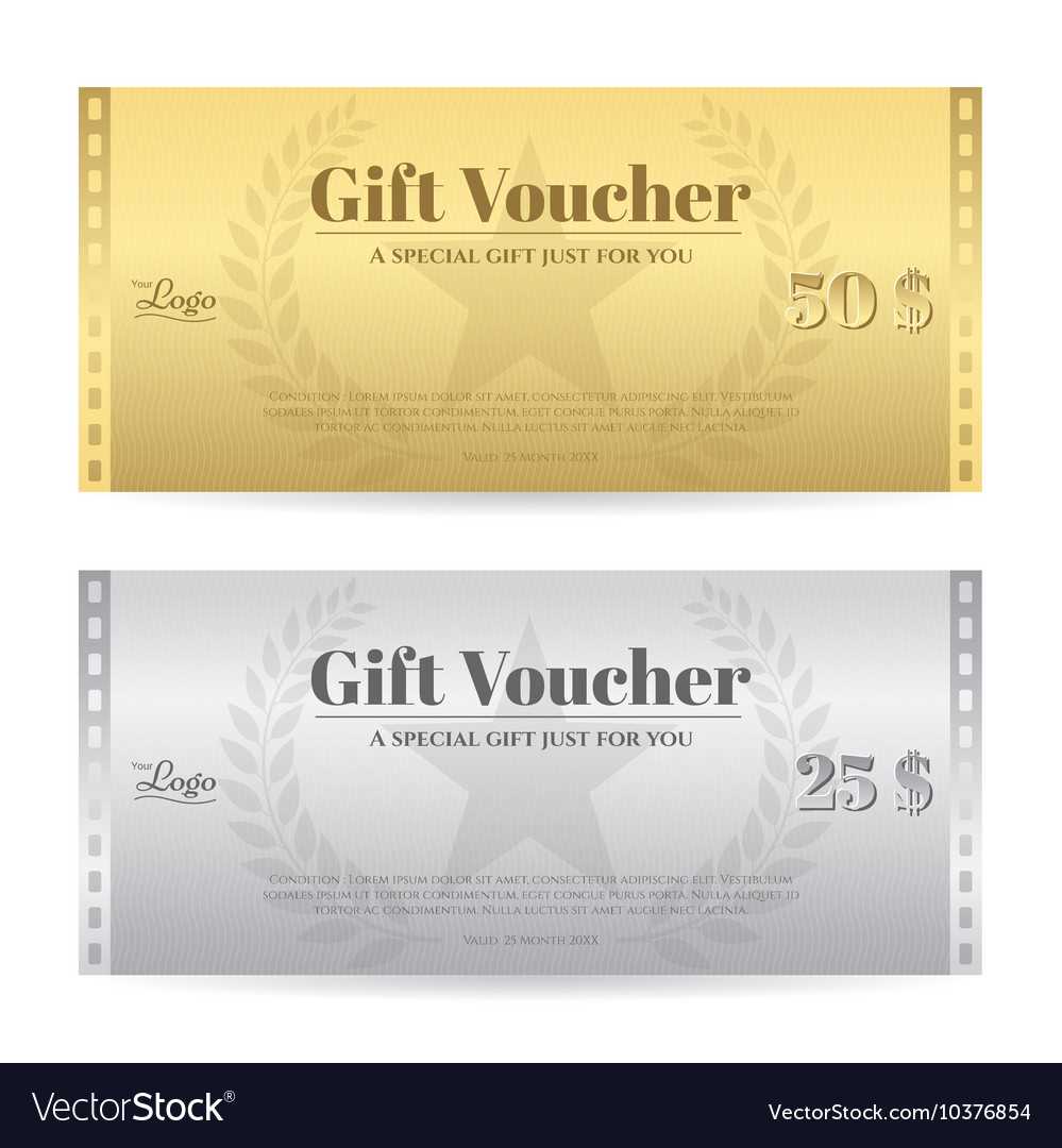Elegance Gift Voucher Or Gift Card Template Intended For Gift Card Template Illustrator