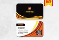 Elegant Business Card Template Free | Free Download pertaining to Download Visiting Card Templates