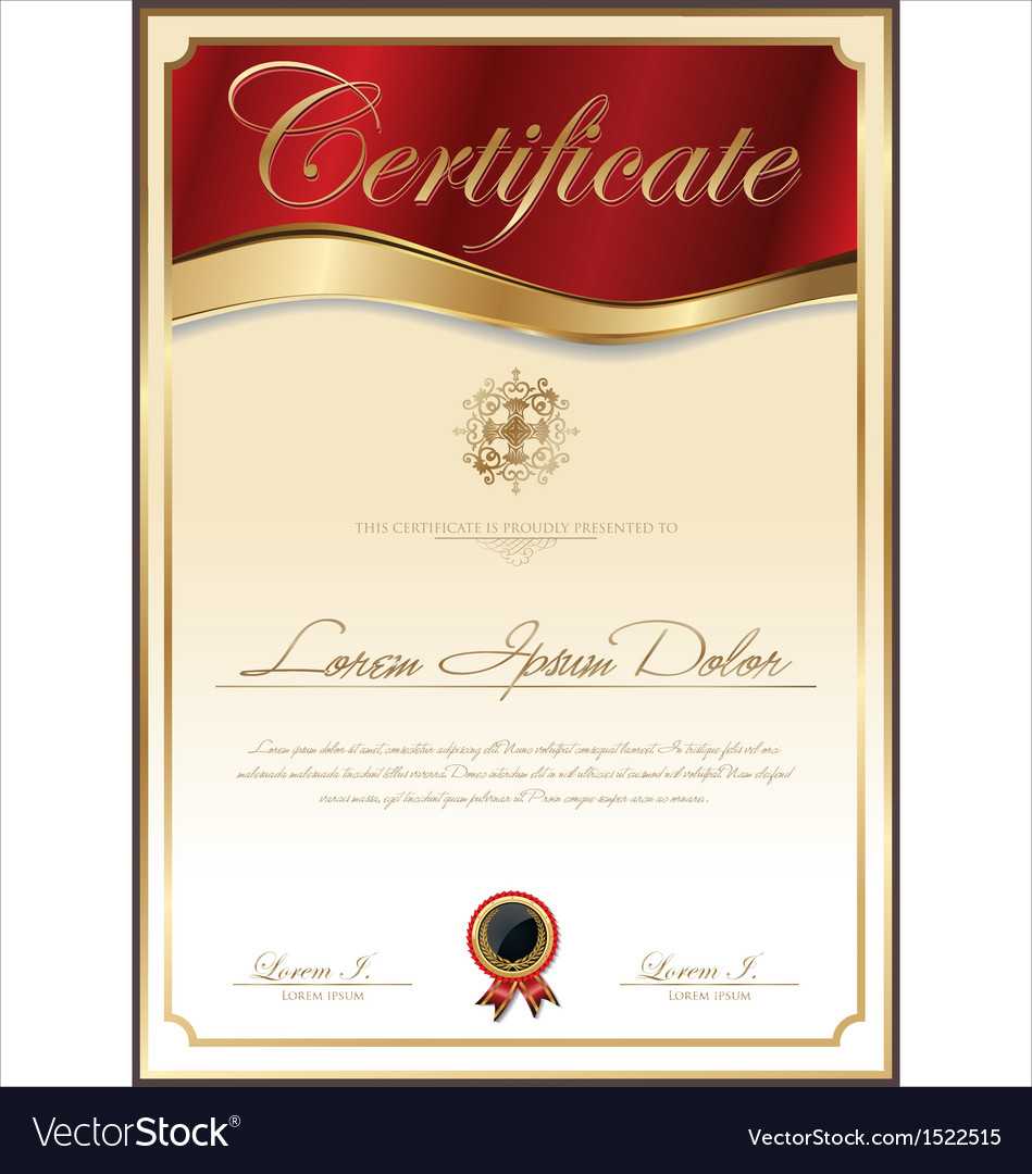 Elegant Certificate Template Intended For Elegant Certificate Templates Free