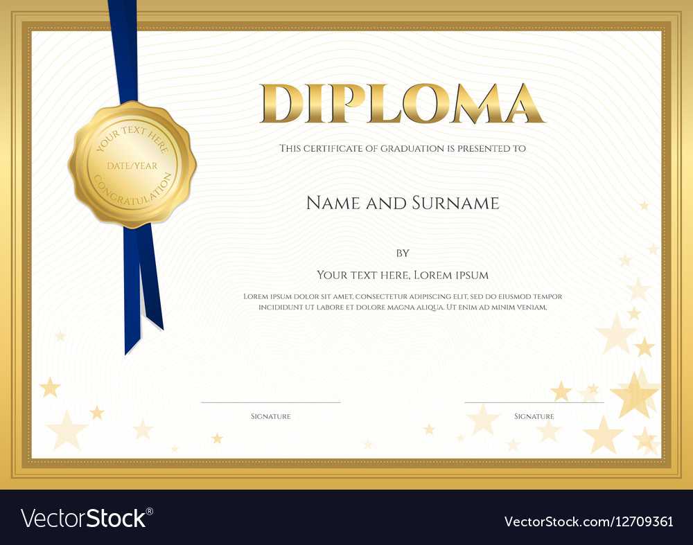 Elegant Diploma Certificate Template Completion Regarding Christian Certificate Template