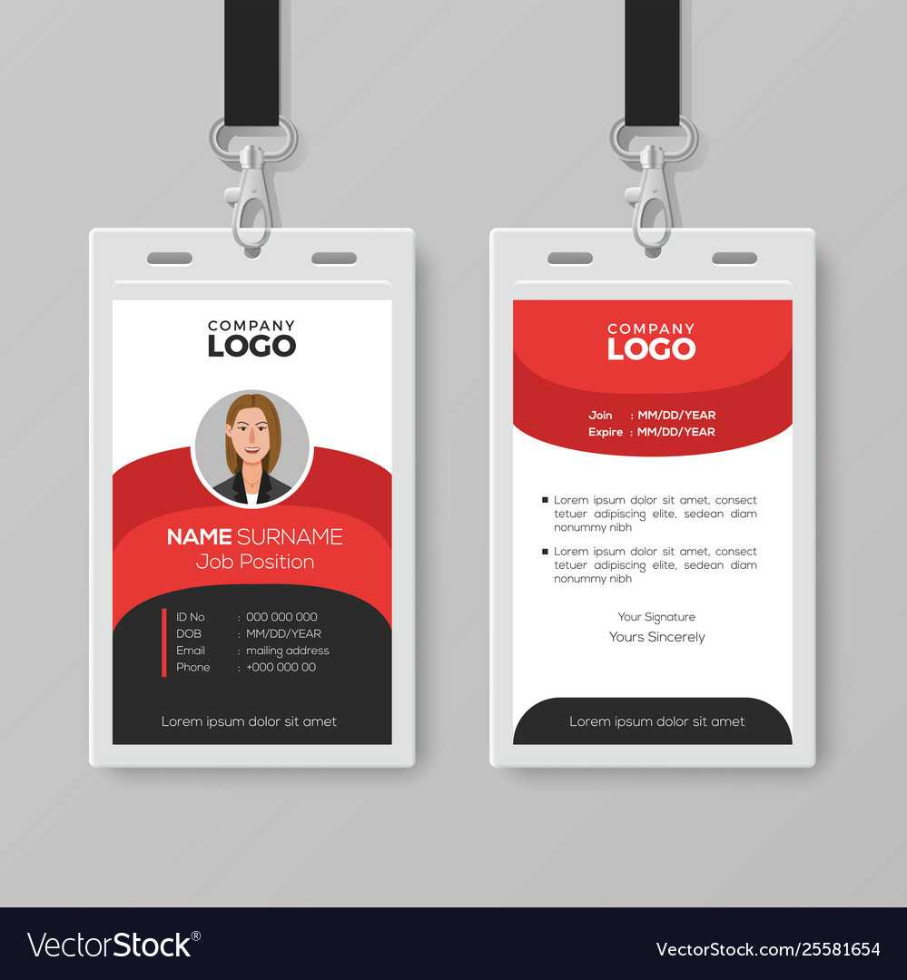 Employees Id Card Template – Falep.midnightpig.co With Id Card Template Ai