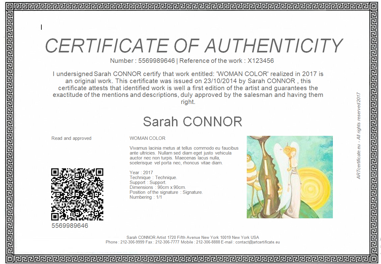 Everything You Need To Know About Coa + Certificate Of Regarding Photography Certificate Of Authenticity Template