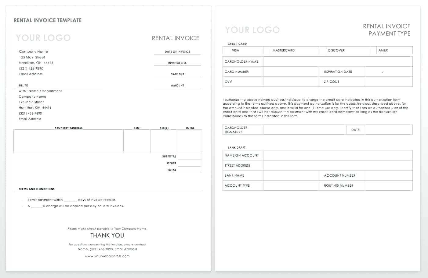 Export Invoice Template – Vmarques Regarding Chiropractic Travel Card Template