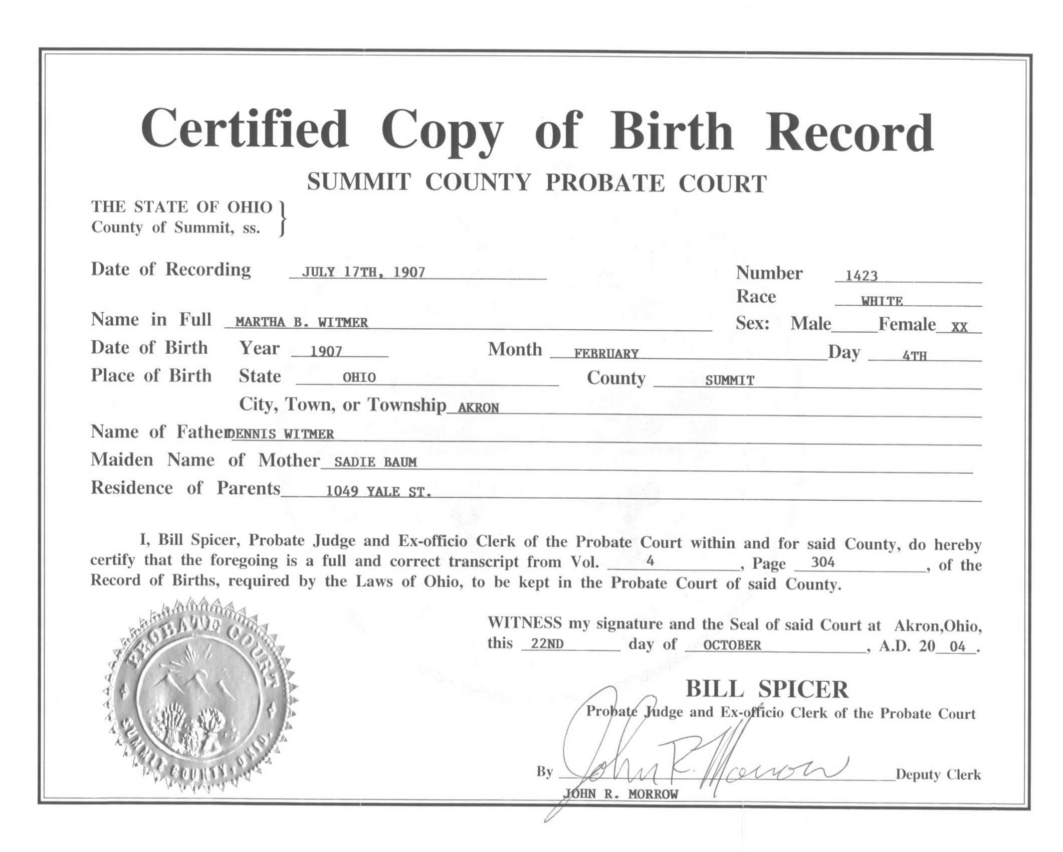 🥰free Printable Certificate Of Birth Sample Template🥰 Regarding Official Birth Certificate Template
