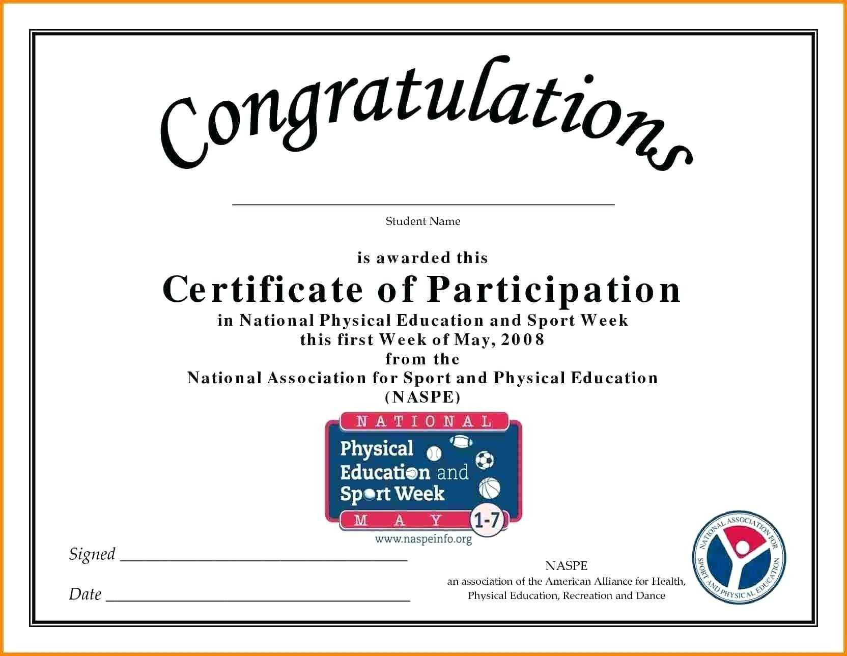 🥰free Printable Certificate Of Participation Templates (Cop)🥰 For Free Templates For Certificates Of Participation