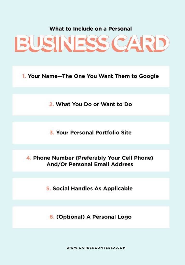 Fact: You Need A Personal Business Card (+ Here's What It Regarding Networking Card Template