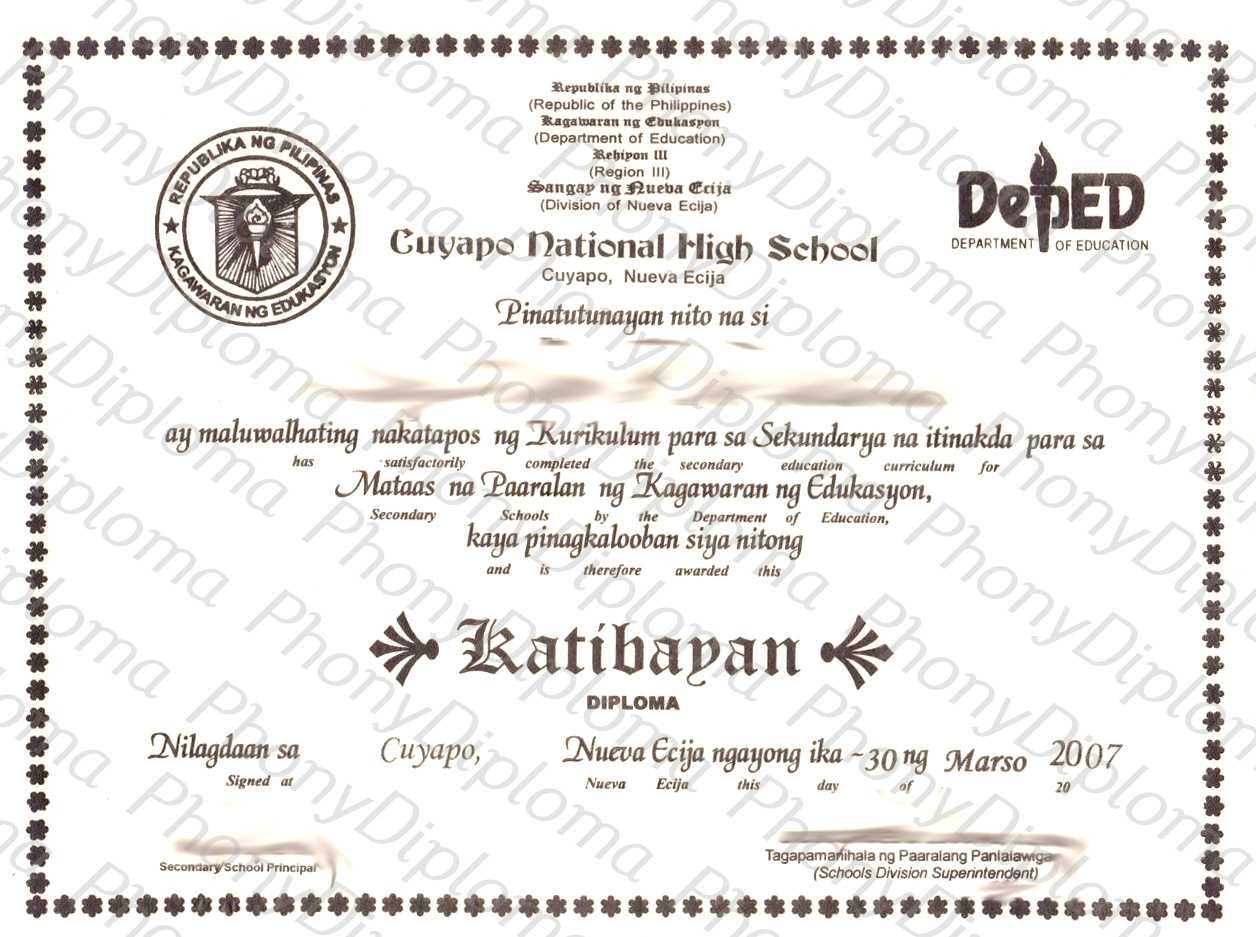 Fake Diploma From Philippines University Within University Graduation Certificate Template