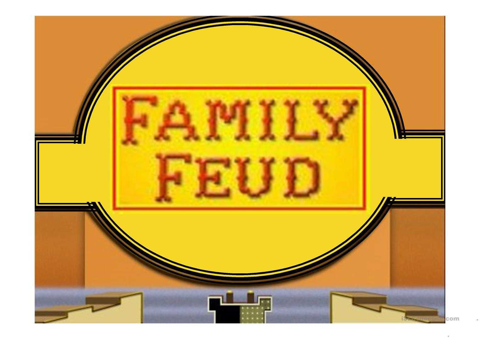 Family Feud Game Power Point Template – English Esl For Family Feud Powerpoint Template Free Download