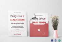 Family Reunion Invitation Card Template inside Reunion Invitation Card Templates