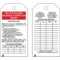 Fire Extinguisher Recharge And Inspection Record Tags For Fire Extinguisher Certificate Template