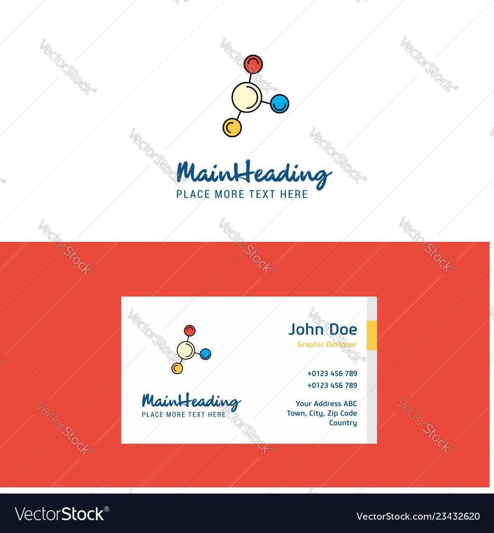 Flat Networking Logo And Visiting Card Template Vector Image On Vectorstock With Networking Card Template