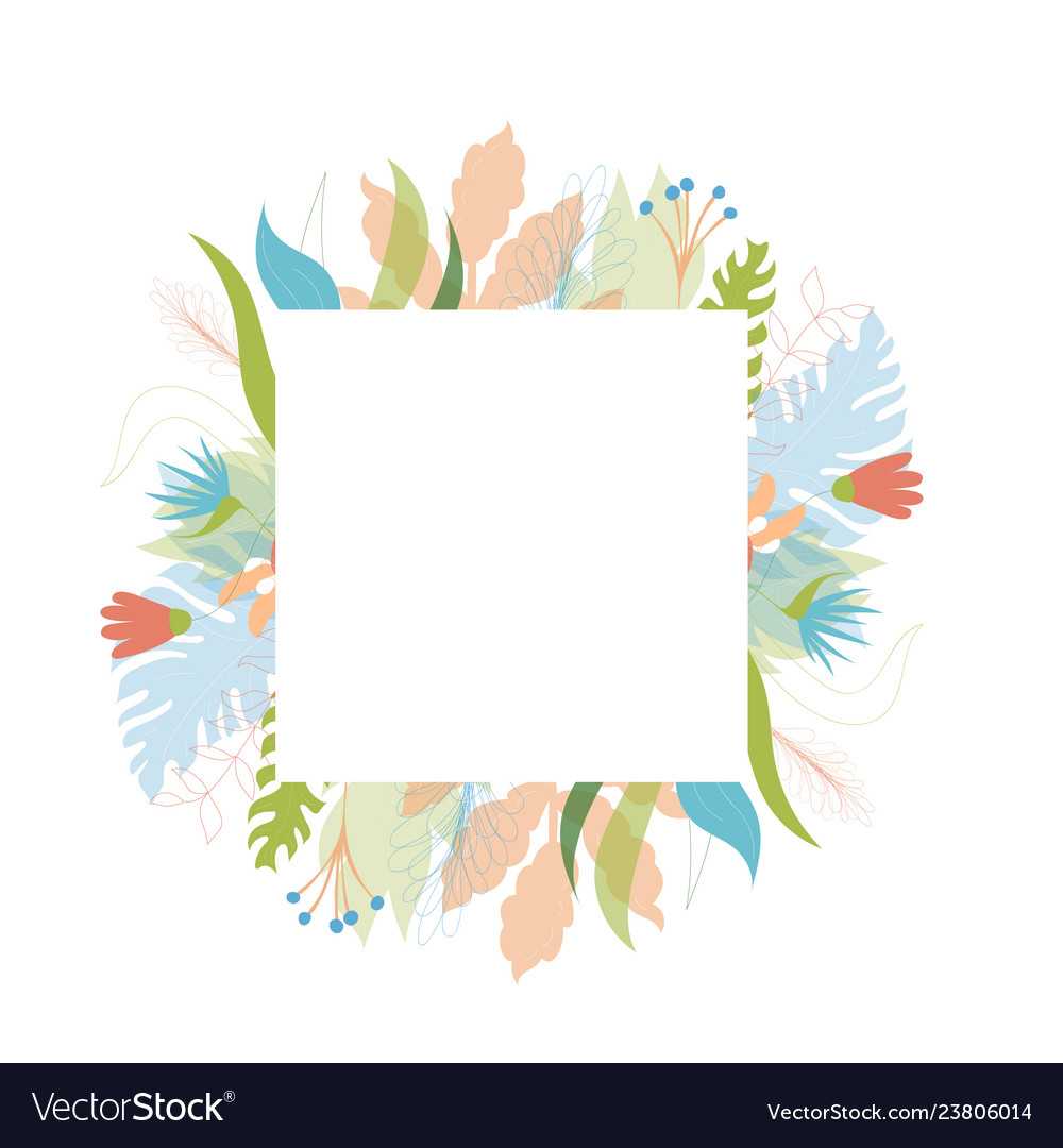 Floral Greeting Card Template Intended For Free Printable Blank Greeting Card Templates