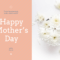 Floral Happy Mother's Day Card Template intended for Mothers Day Card Templates