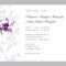 Flower Bouquet Free Wedding Invitation Template. Invitation Within Free E Wedding Invitation Card Templates