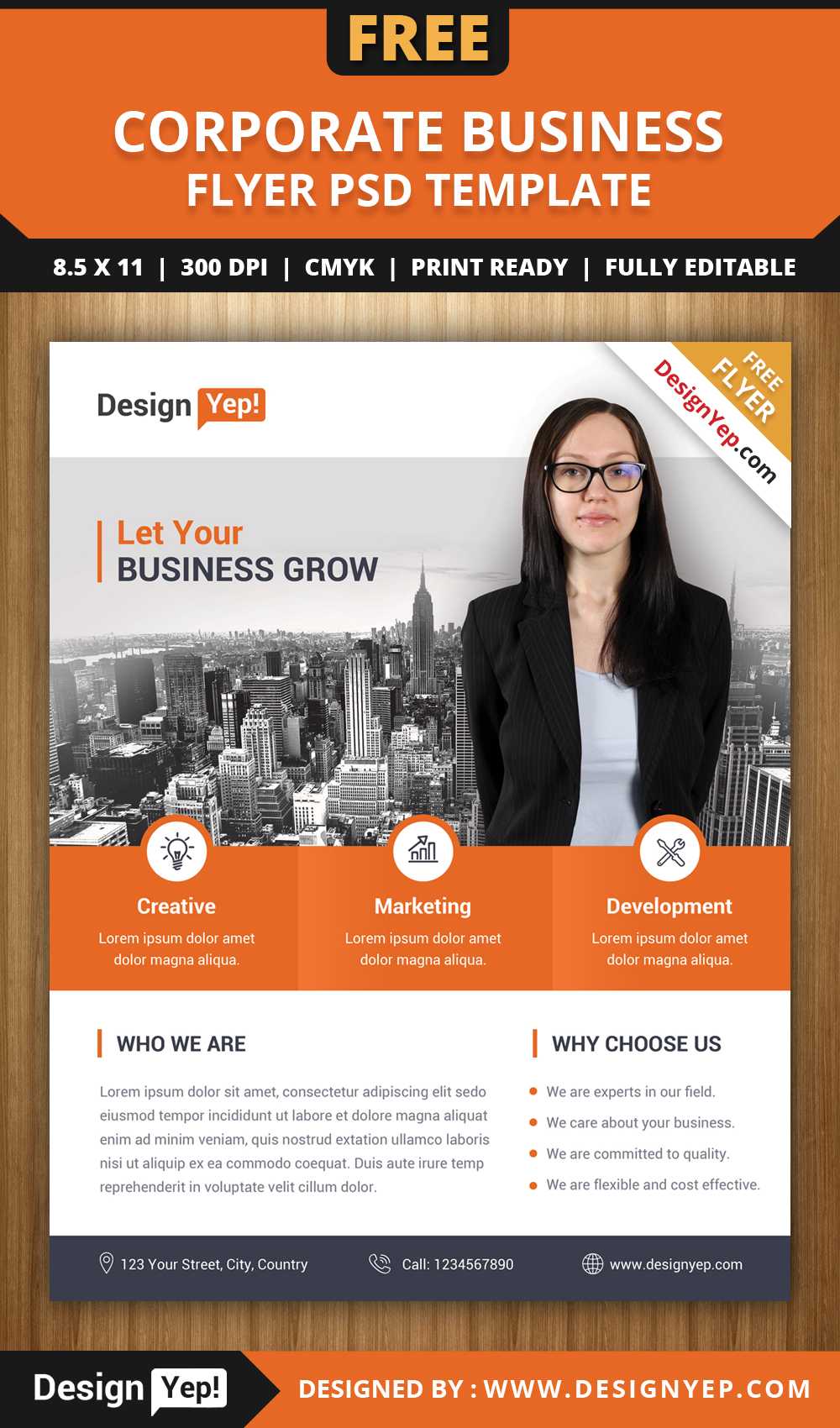 Flyer Lates Free Psd Business Brochure Photoshop Download In Microsoft Word Brochure Template Free