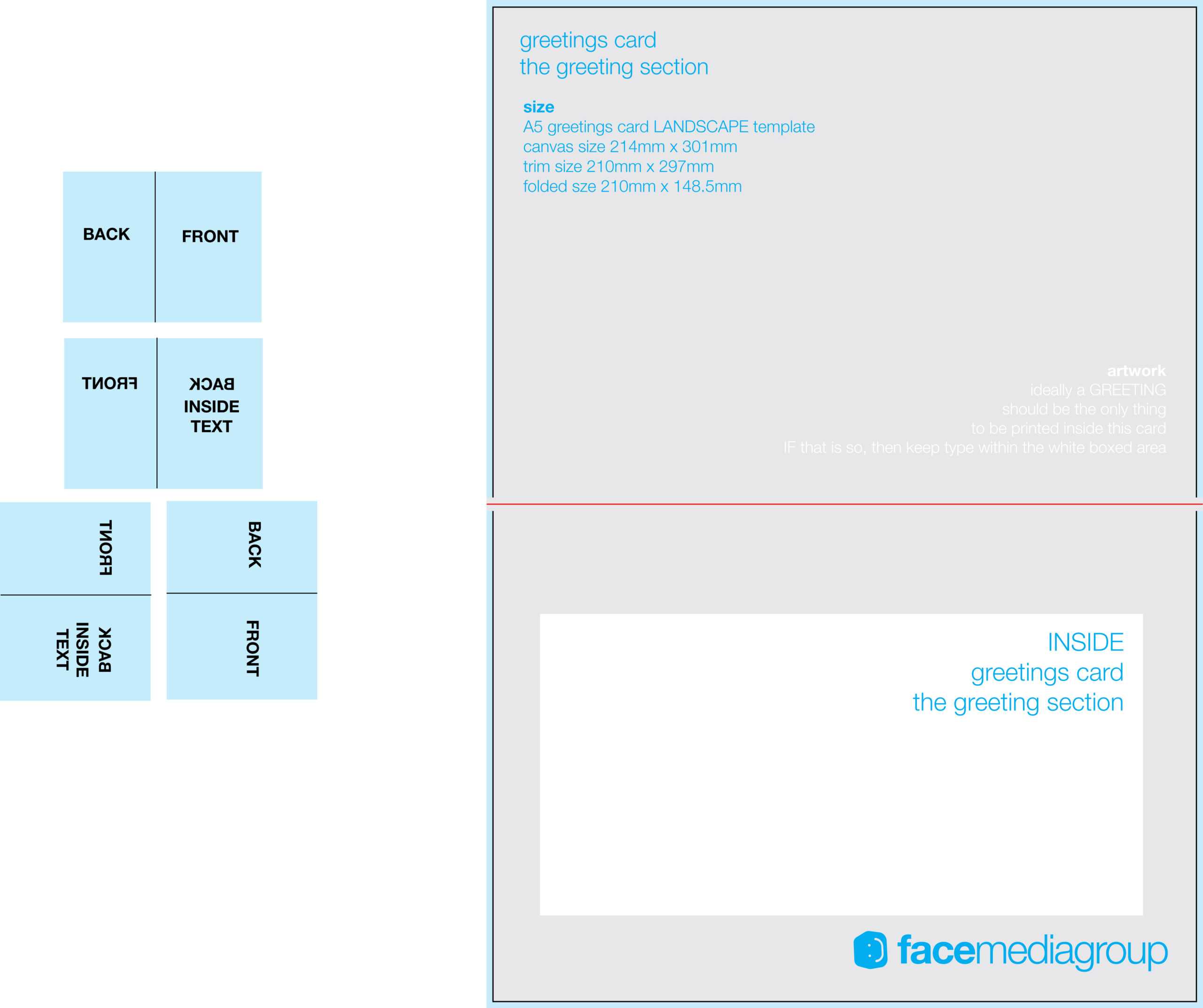 Folding Card Template Word - Falep.midnightpig.co Inside Half Fold Greeting Card Template Word