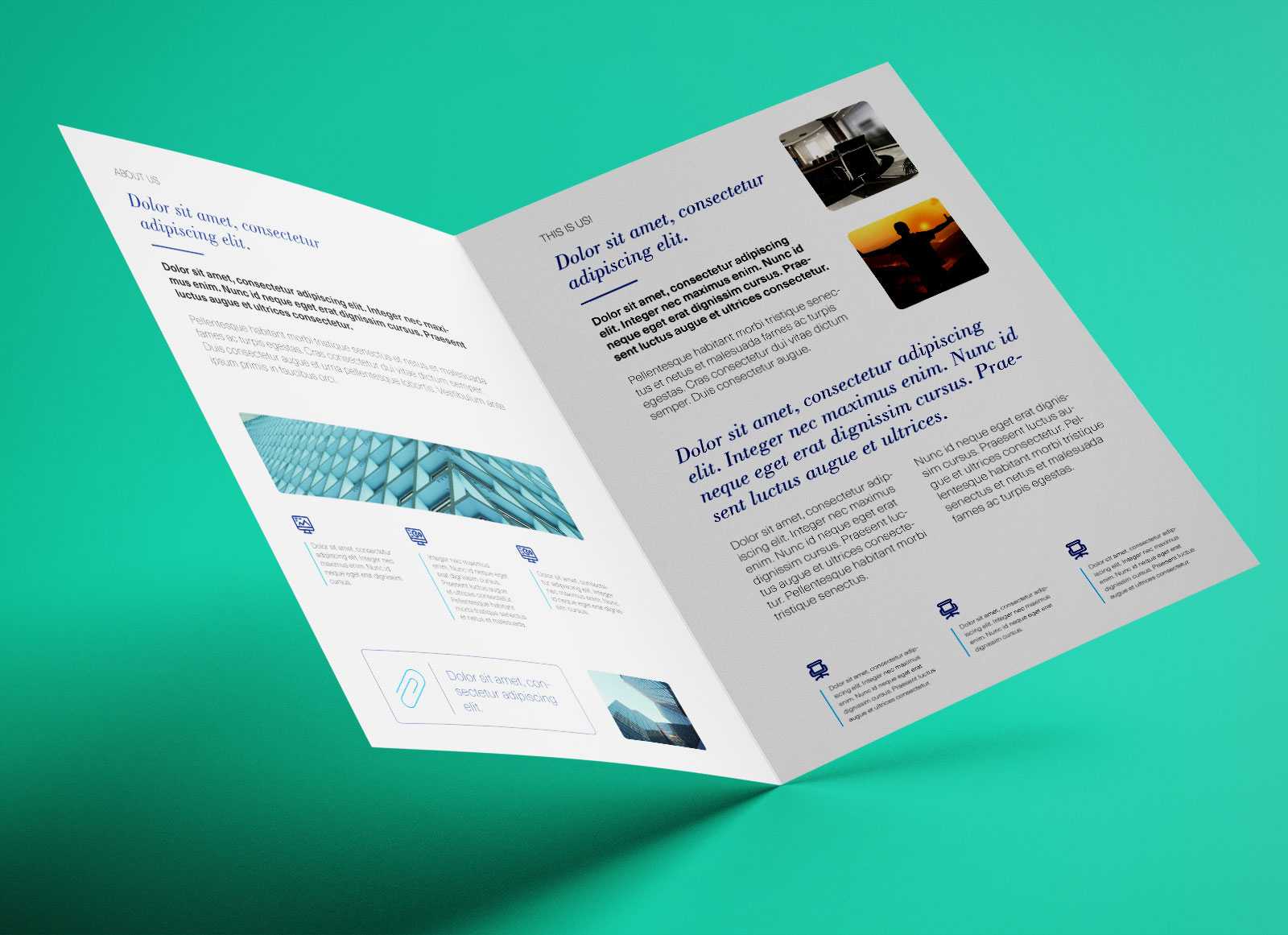 Free Bi Fold A4 Brochure Mockup Psd – Good Mockups For Two Fold Brochure Template Psd