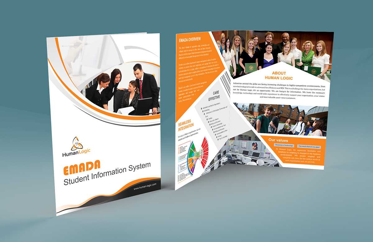 Free Bi Fold Brochure Psd On Behance With Regard To 2 Fold Brochure Template Psd