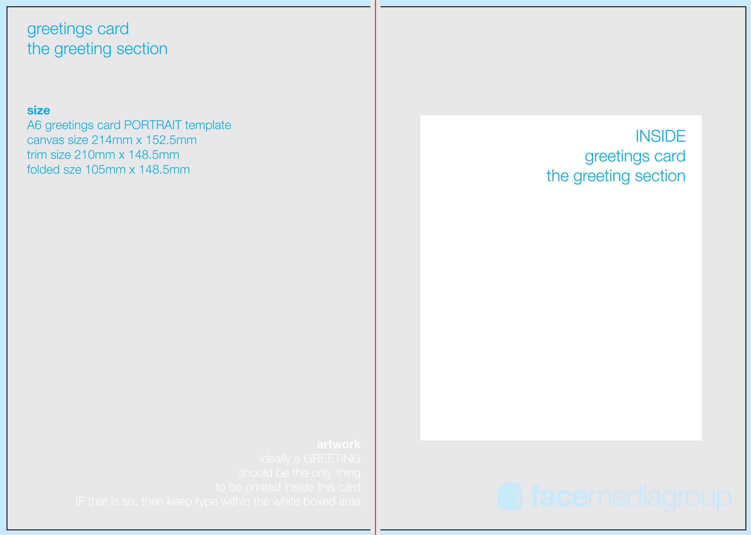 Free Blank Greetings Card Artwork Templates For Download Throughout Birthday Card Template Indesign