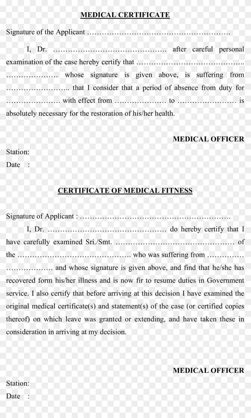 Free Blank Medical Certificate Templates At Within Fake Medical Certificate Template Download