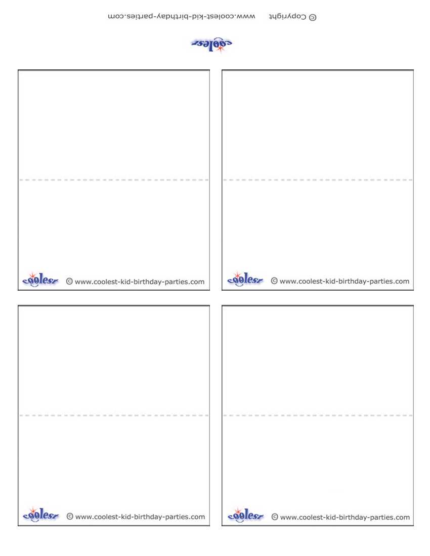 Free Blank Printable Place Cards Intended For Free Place Card Templates Download
