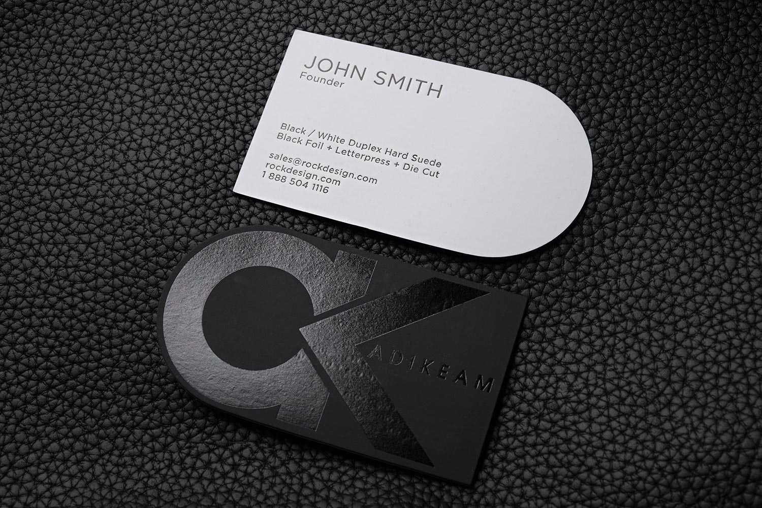 Free Bold And Creative Black And White Business Card For Black And White Business Cards Templates Free