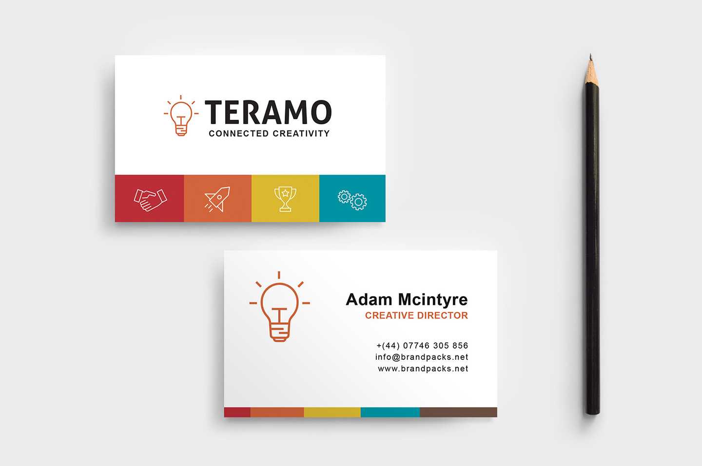 Free Business Card Template In Psd, Ai & Vector – Brandpacks For Business Card Size Psd Template
