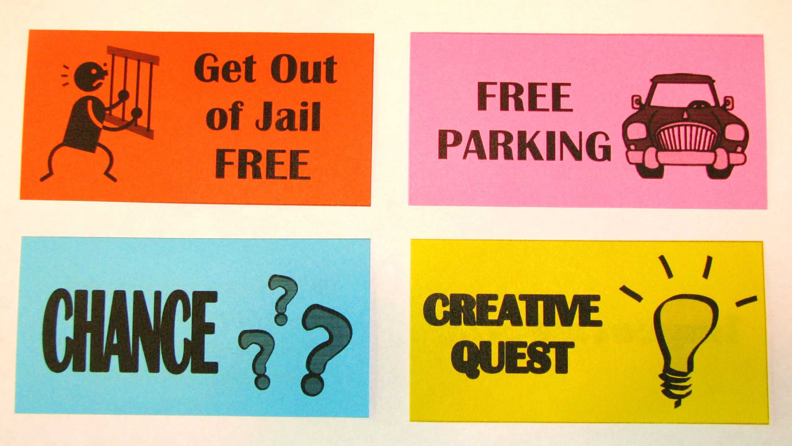 Free Card: Get Out Of Jail Free Card Monopoly In Get Out Of Jail Free Card Template