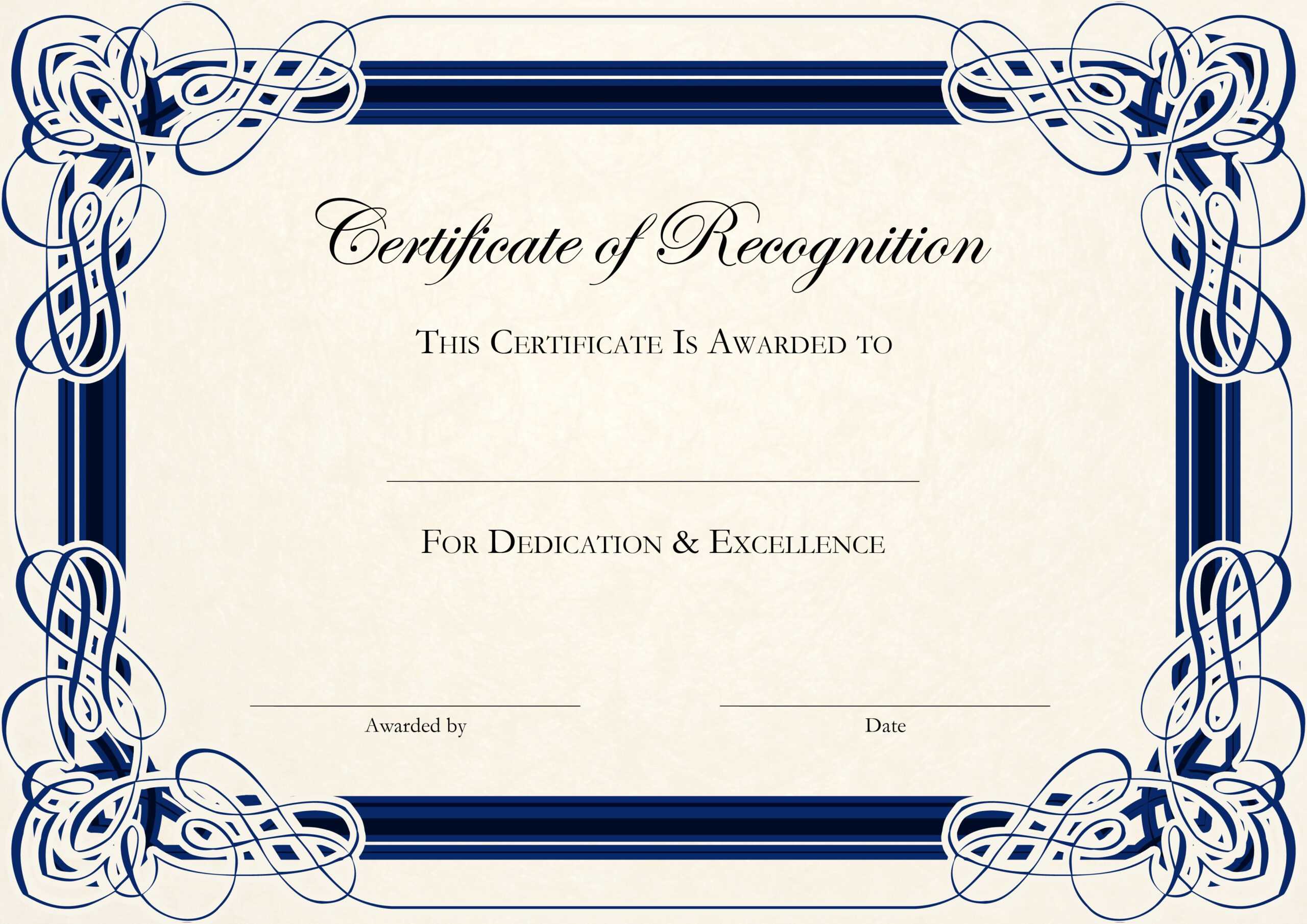 Free Certificate Templates For Word With Regard To Anniversary Certificate Template Free