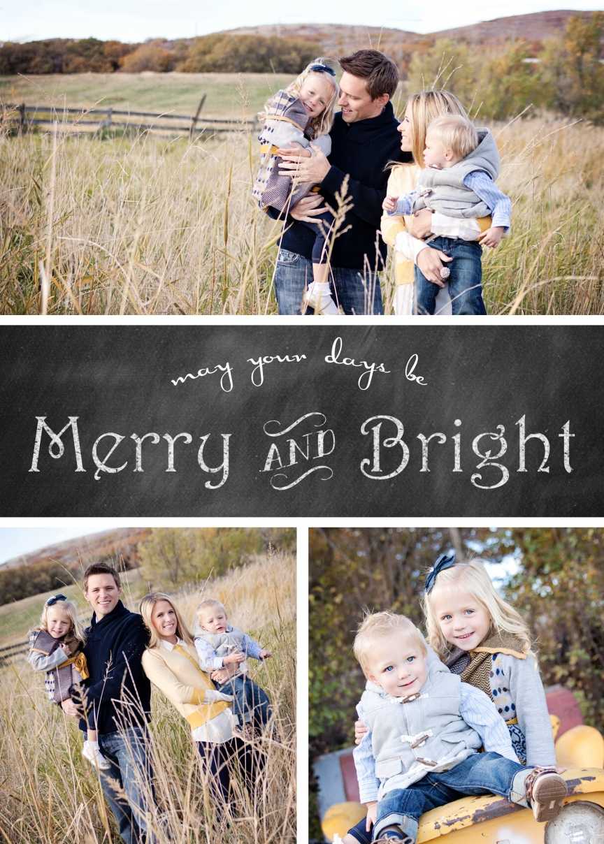 Free Chalkboard Christmas Card Templates » Chelsea Peterson Intended For Free Christmas Card Templates For Photographers
