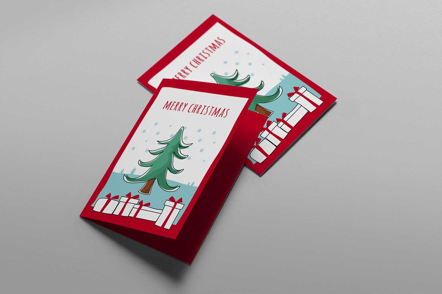 Free Christmas Card Templates For Photoshop & Illustrator Pertaining To Free Christmas Card Templates For Photoshop