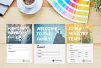 Free Church Connection Cards - Beautiful Psd Templates with Decision Card Template