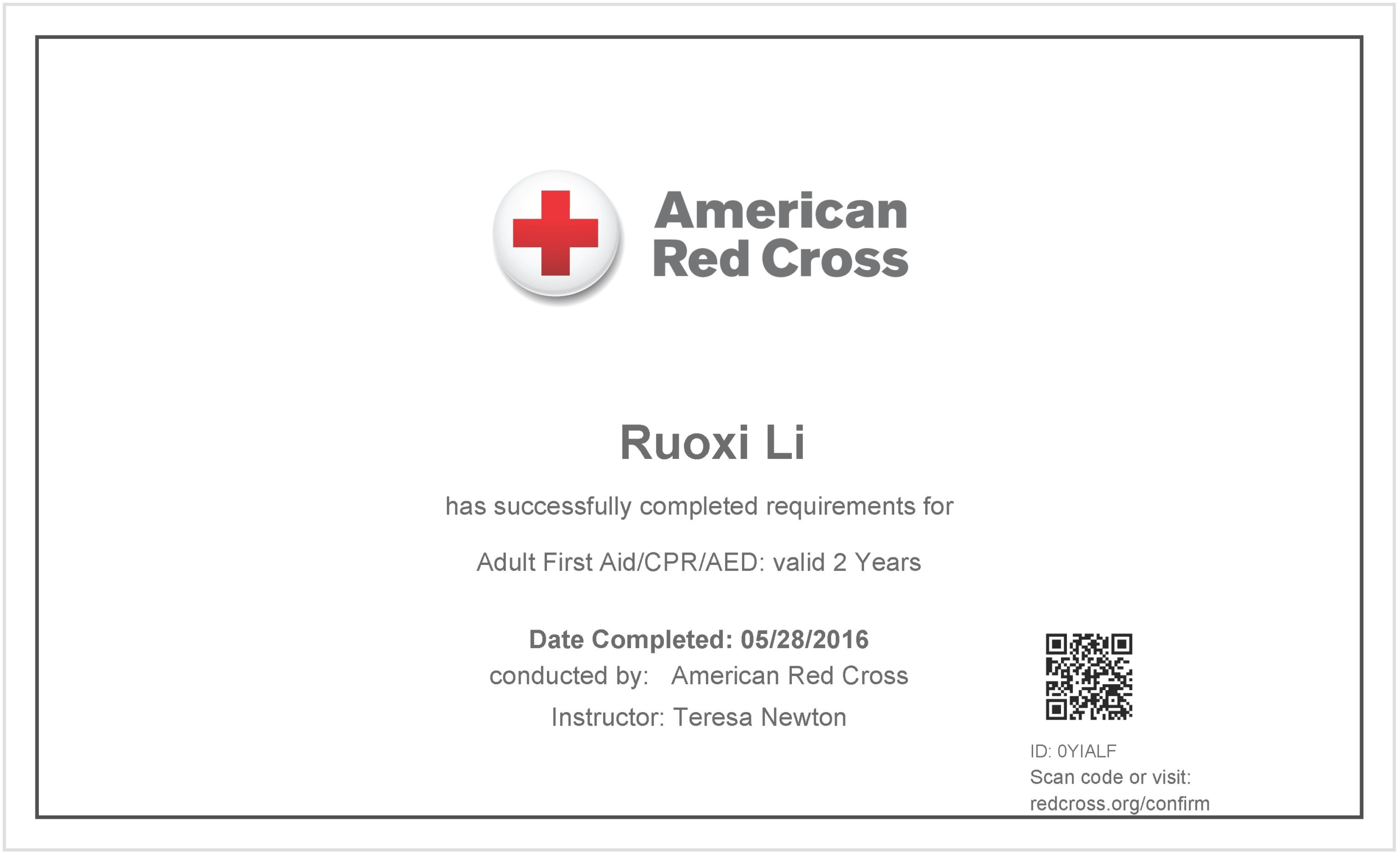 Free Cpr Certification Card First Aid Course Certificate With Regard To Cpr Card Template