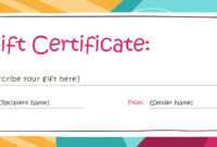 Free Downloadable Gift Certificate Template - Falep pertaining to Dinner Certificate Template Free