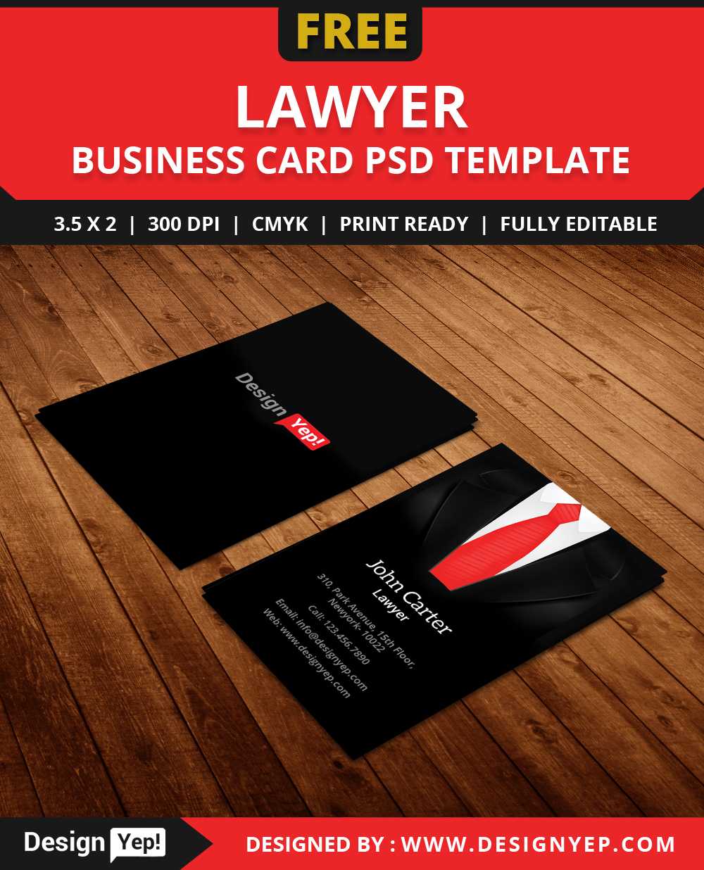 Free Lawyer Business Card Template Psd – Designyep With Legal Business Cards Templates Free