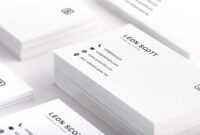 Free Minimal Elegant Business Card Template (Psd) for Name Card Template Photoshop