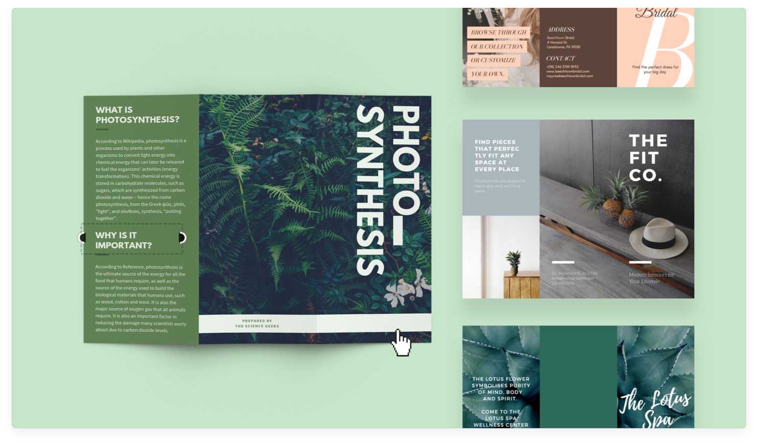 Free Online Brochure Maker: Design A Custom Brochure In Canva With Regard To Online Free Brochure Design Templates