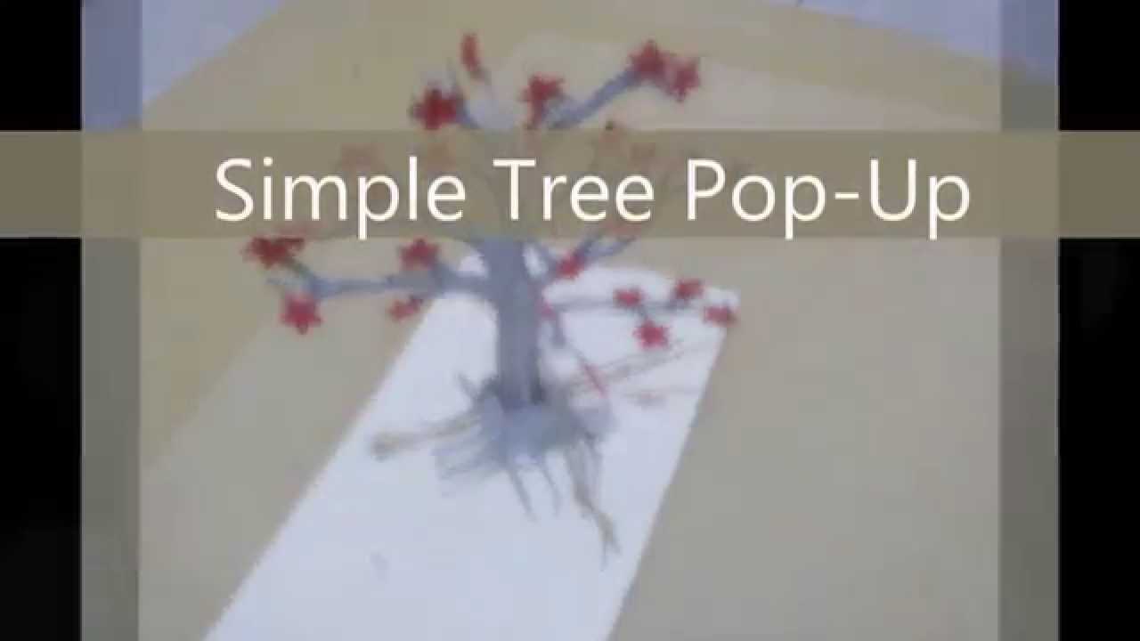 Free Popup Template – Simple 3D Tree Pop Up – Youtube Throughout Popup Card Template Free