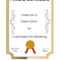Free Printable Certificate Templates | Customize Online With Throughout Award Certificate Template Powerpoint