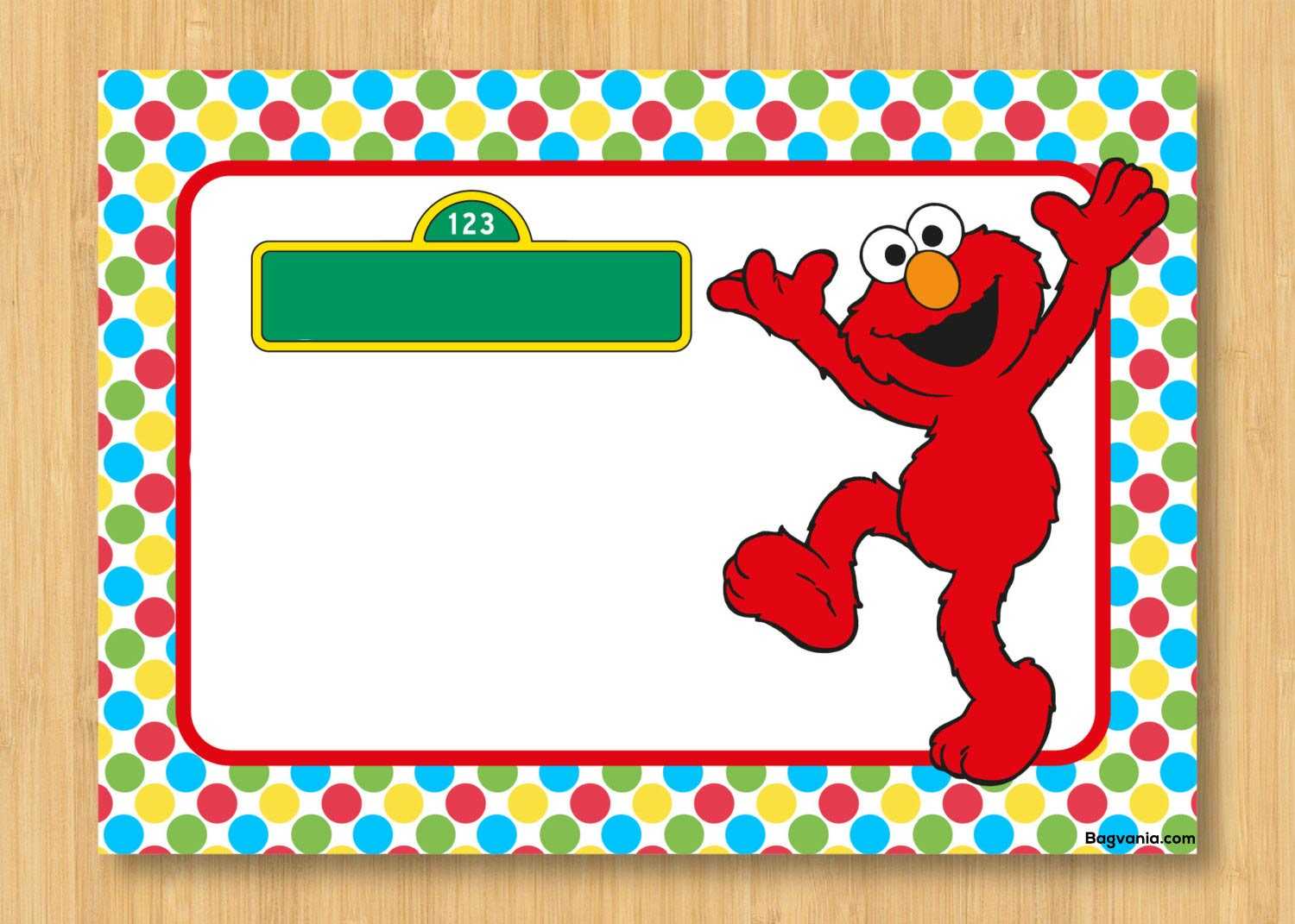 Free Printable Elmo Birthday Invitations – Bagvania Intended For Elmo Birthday Card Template