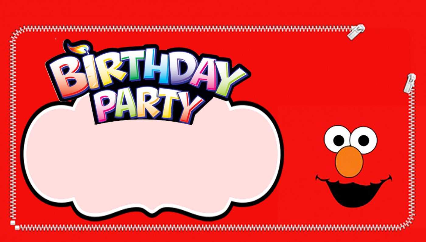 Free Printable Elmo Invitation Templates | Invitations Online Throughout Elmo Birthday Card Template